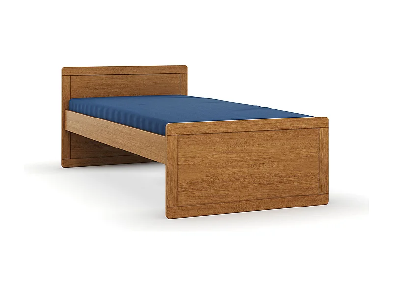 Lit évolutif 90x190 cm bois massif noisette PETER