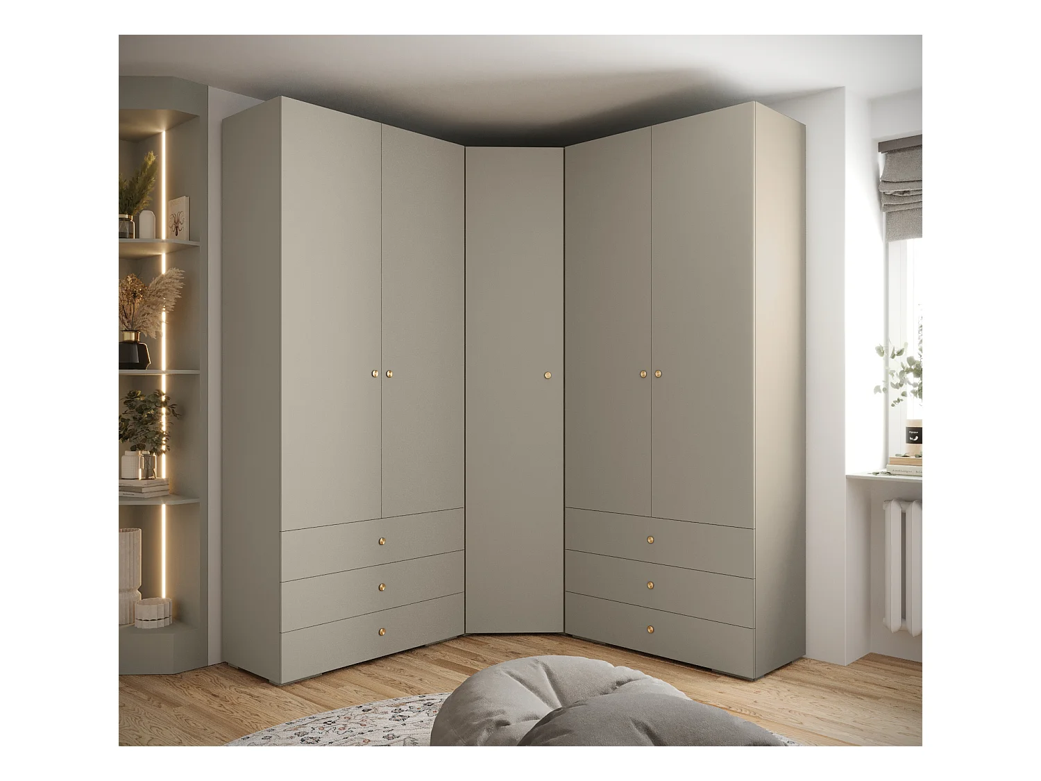 Inova kledingkast Z7 236,7/182/62