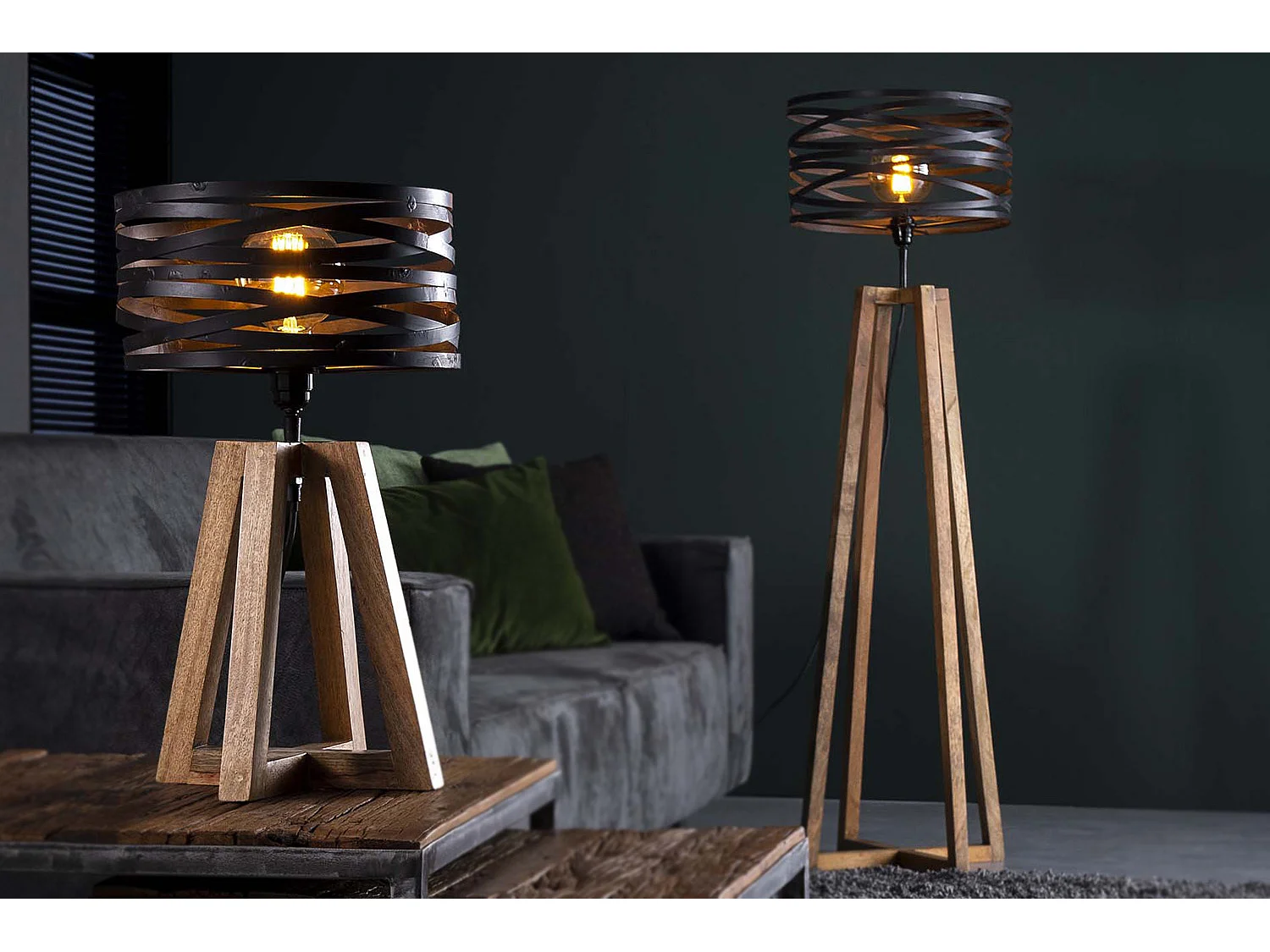 Lampe - Noir Bois - DALIAN