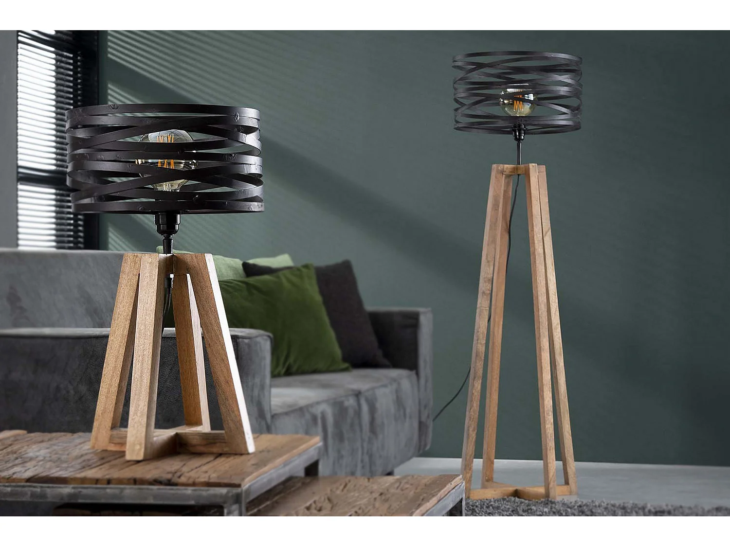 Lampe - Noir Bois - DALIAN