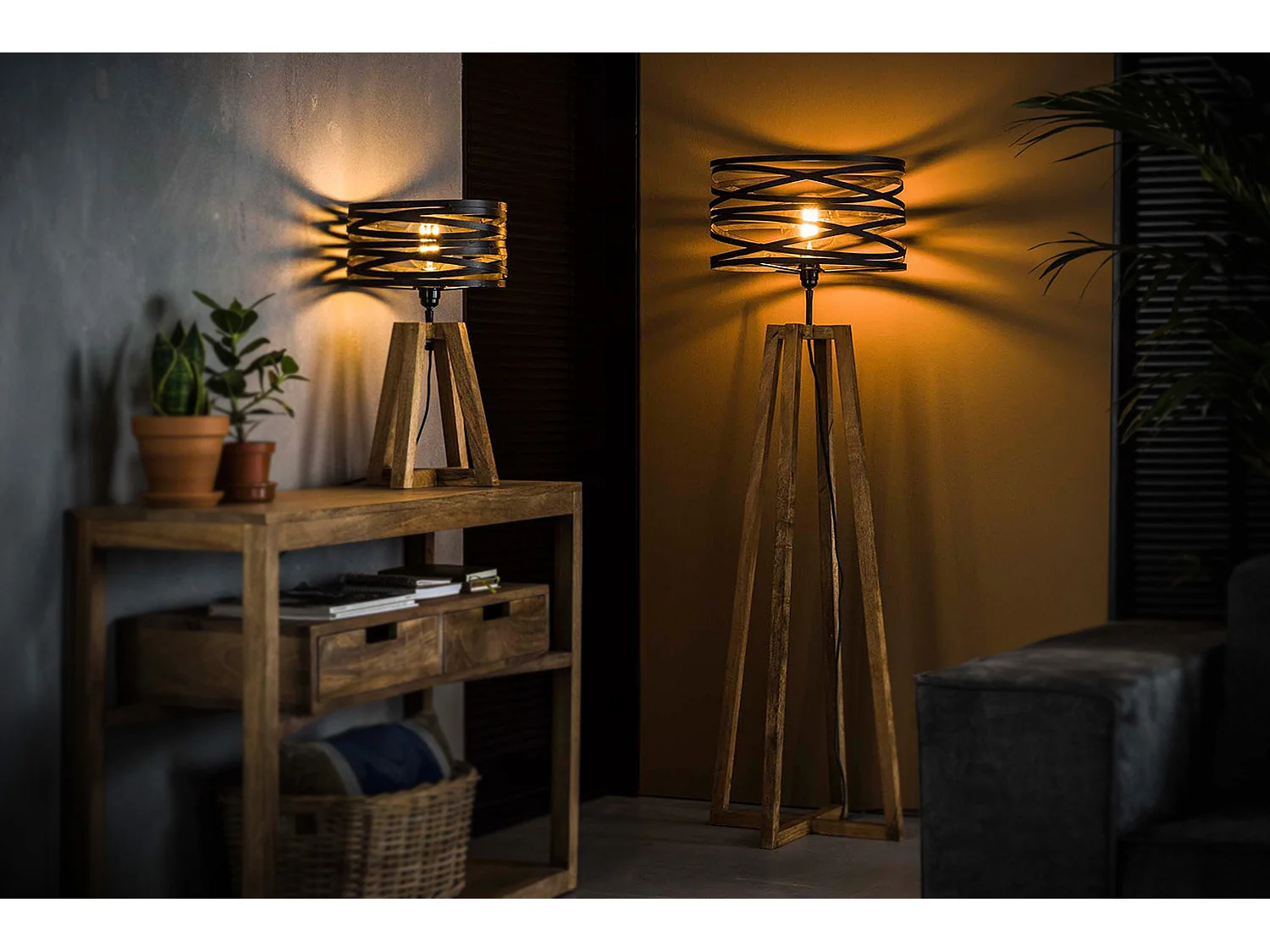 Lampe - Noir Bois - DALIAN