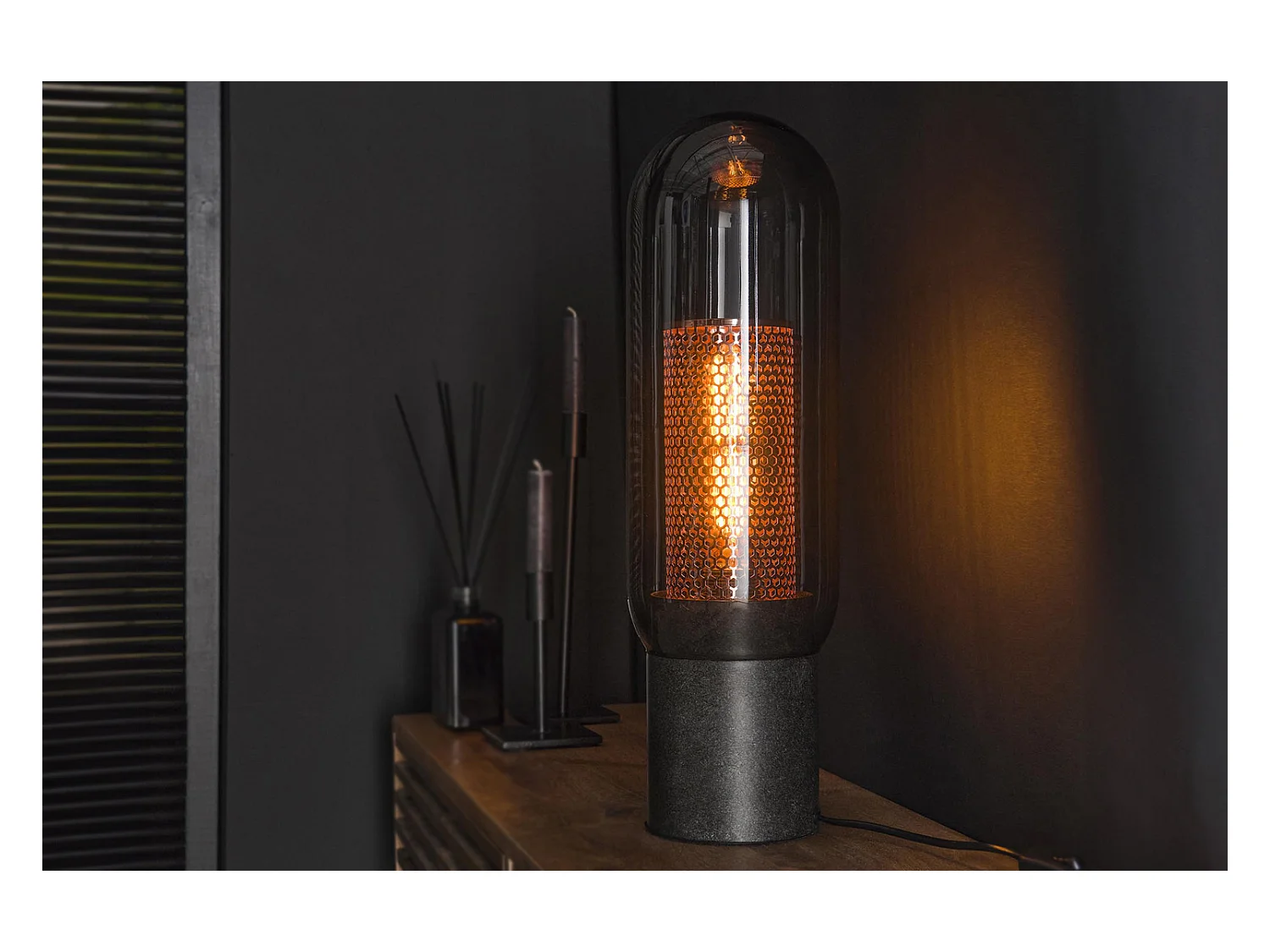 Lampe - Noir Verre - TRIEST