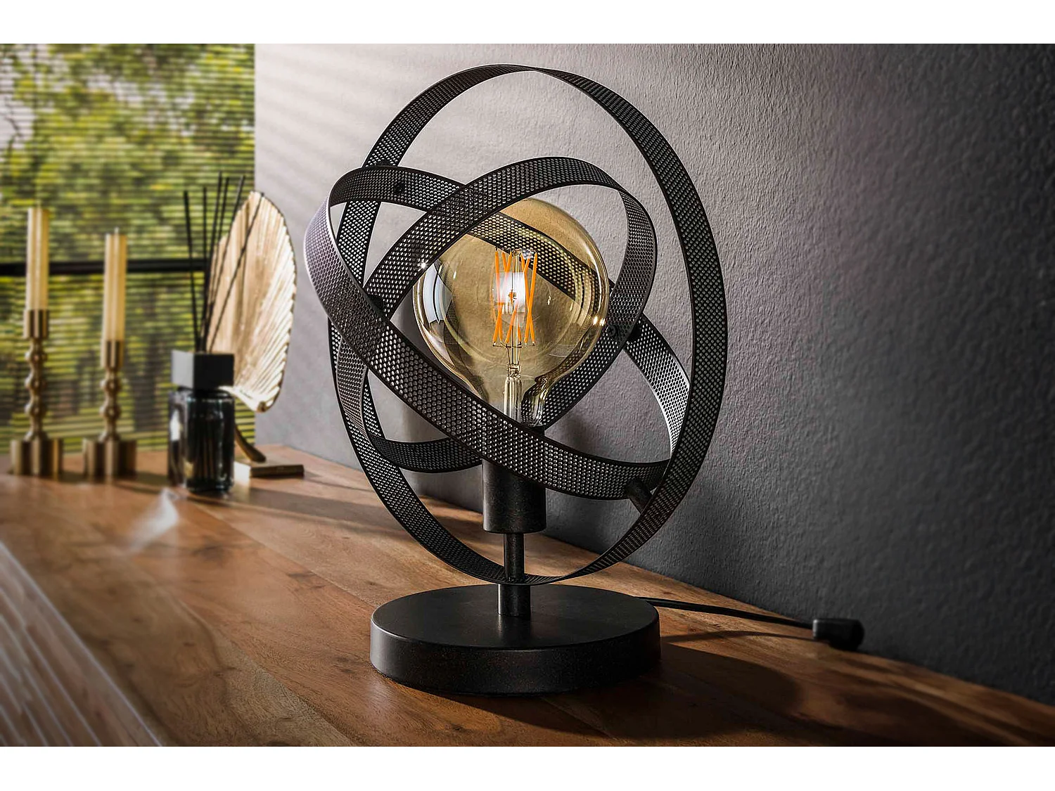 Lampe - Noir métal - DILLY