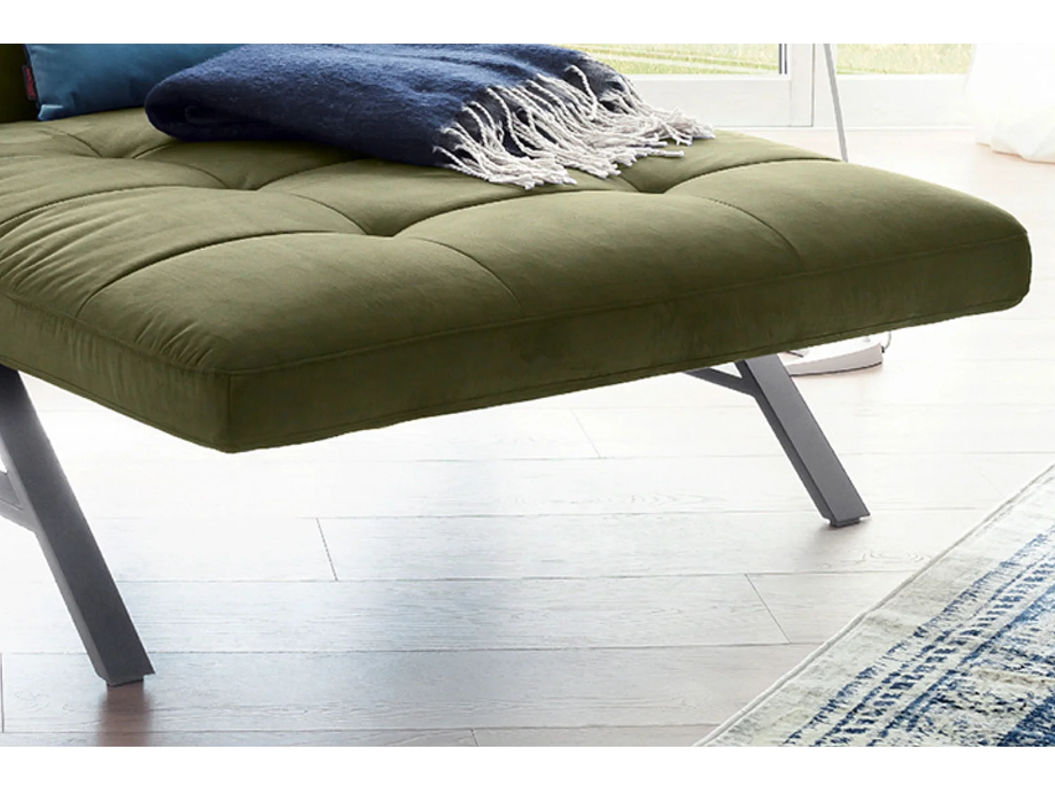 Couch - Donkergroen Fluweel - AMERIVA