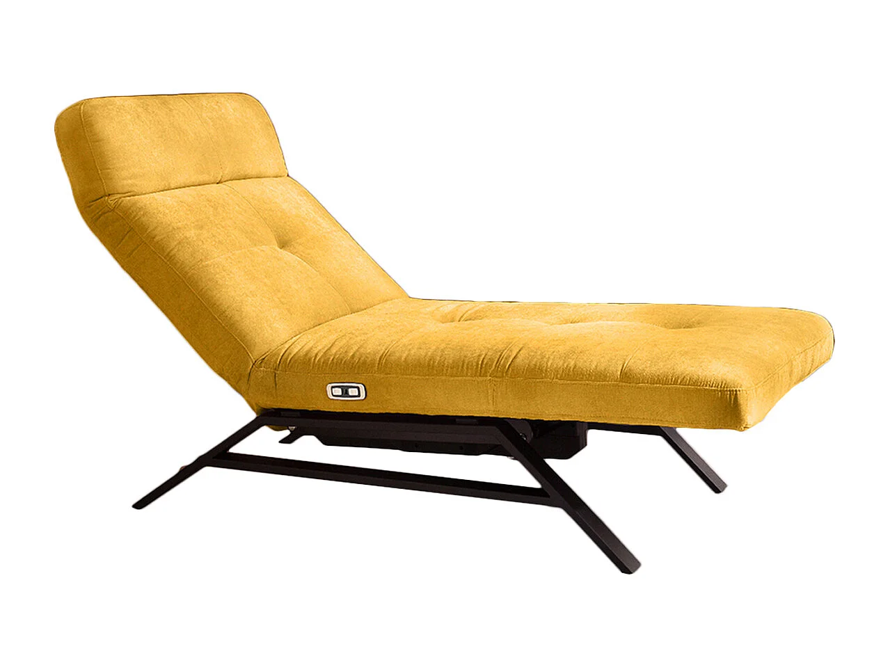 Chaise - giallo velluto - AMERIVA