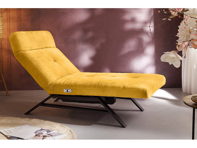 Couch - Geel Fluweel - AMERIVA