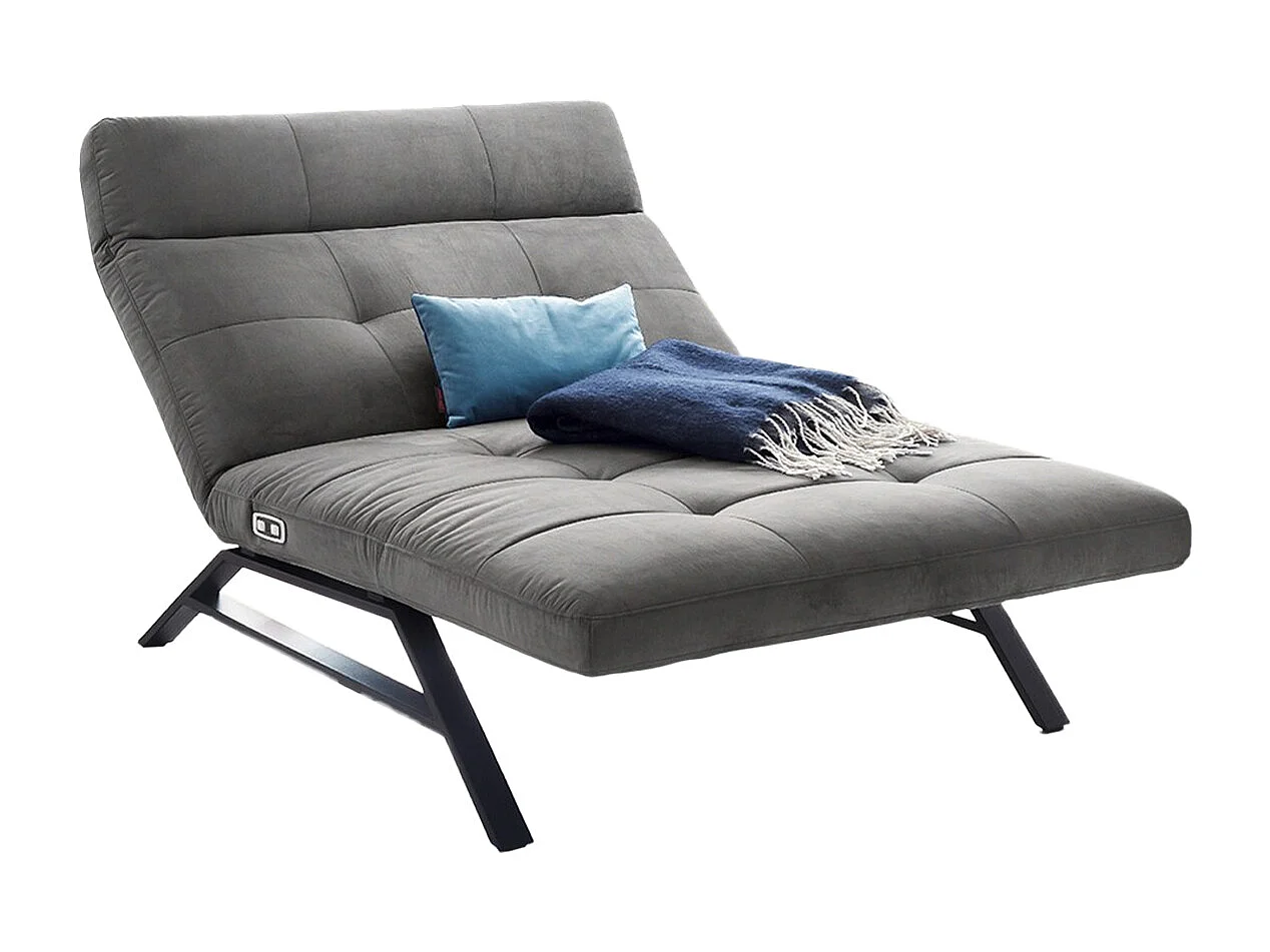 Chaise longue - Gris Velours - AMERIVA