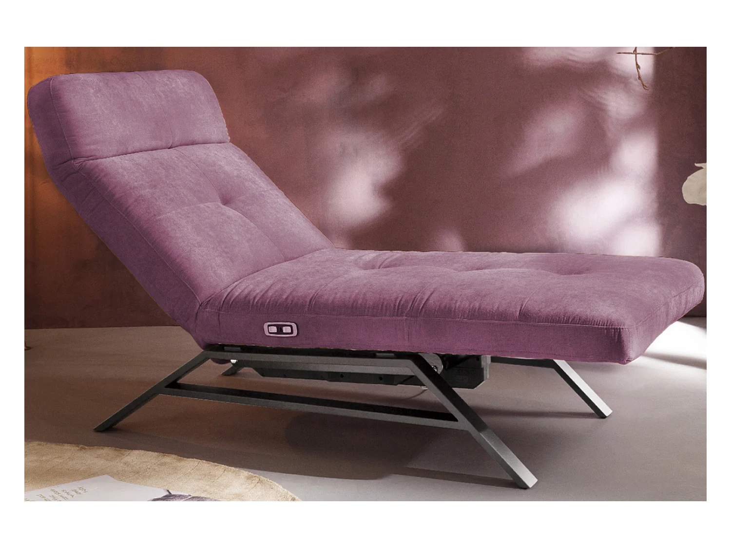Chaise - Violeta terciopelo - AMERIVA
