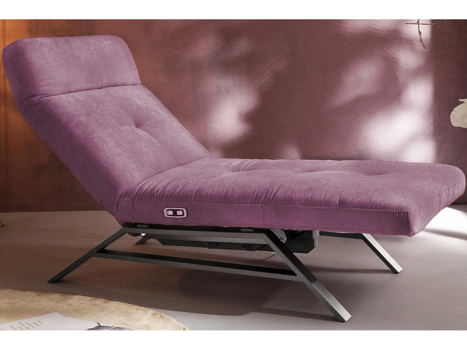 Chaise longue - Violeta terciopelo - AMERIVA