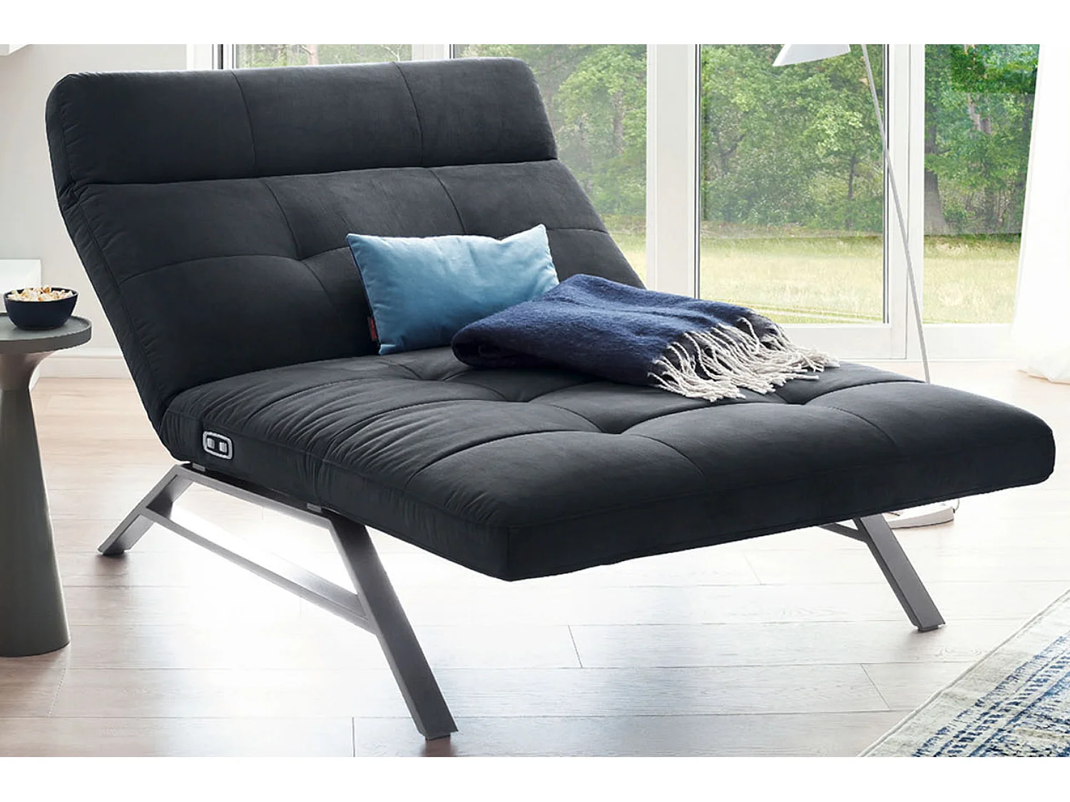 Chaise - Negro terciopelo - AMERIVA