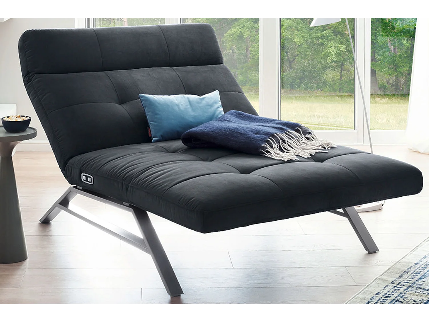 Chaise - Negro terciopelo - AMERIVA