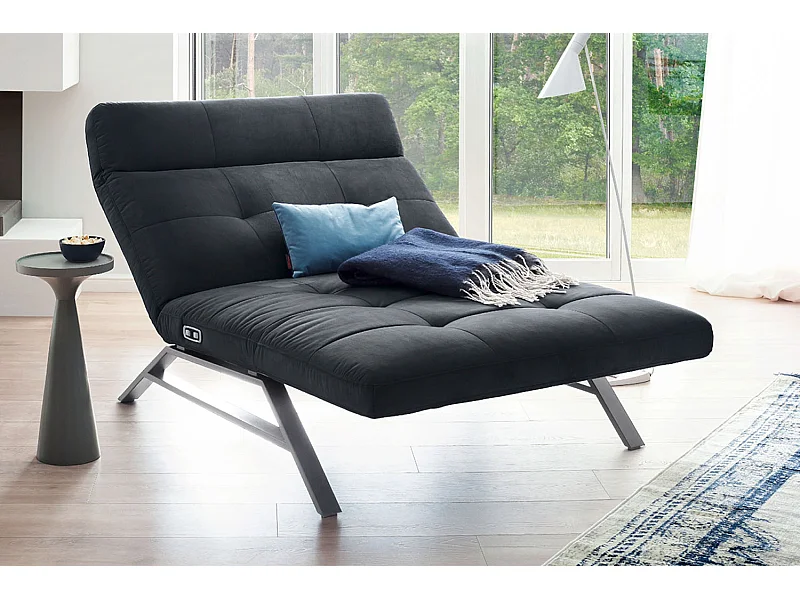 Chaise - Negro terciopelo - AMERIVA