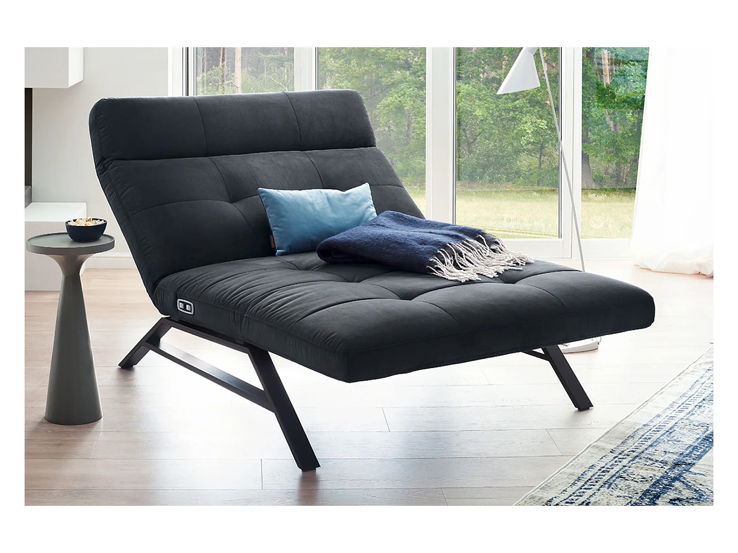 Chaise - Noir Velours - AMERIVA