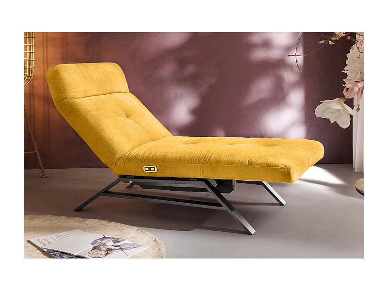 Couch - Geel Fluweel - AMERIVA