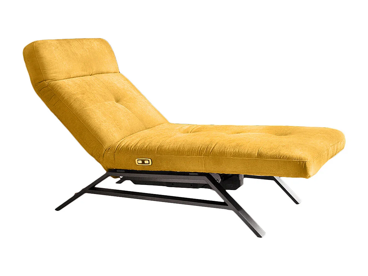 Chaise longue - giallo velluto - AMERIVA