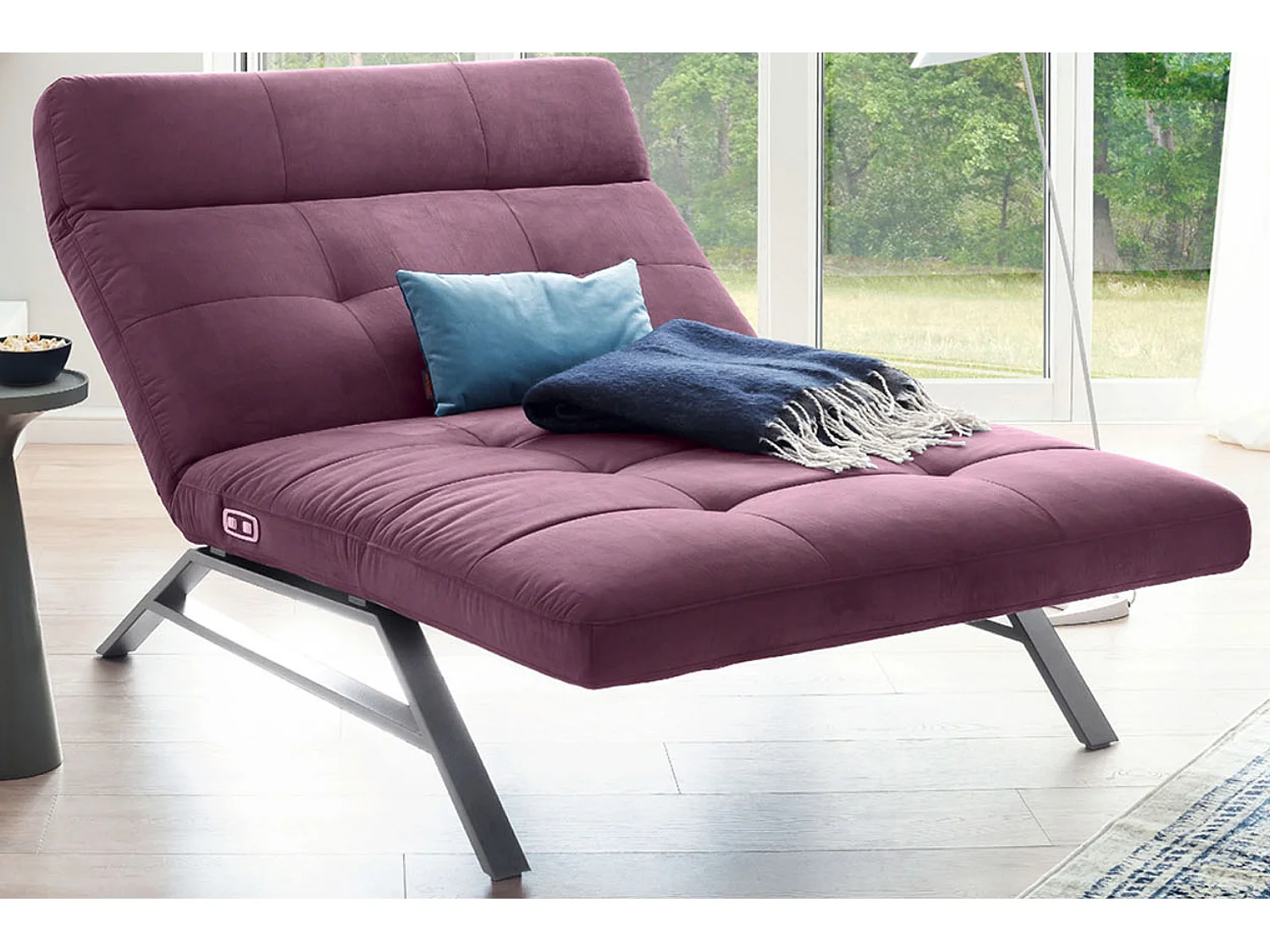 Chaise longue - Violetta velluto - AMERIVA