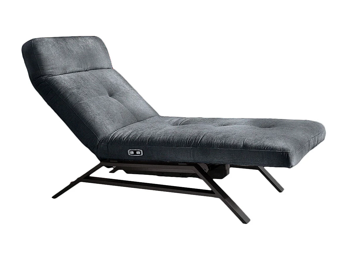 Chaise longue - Nero velluto - AMERIVA