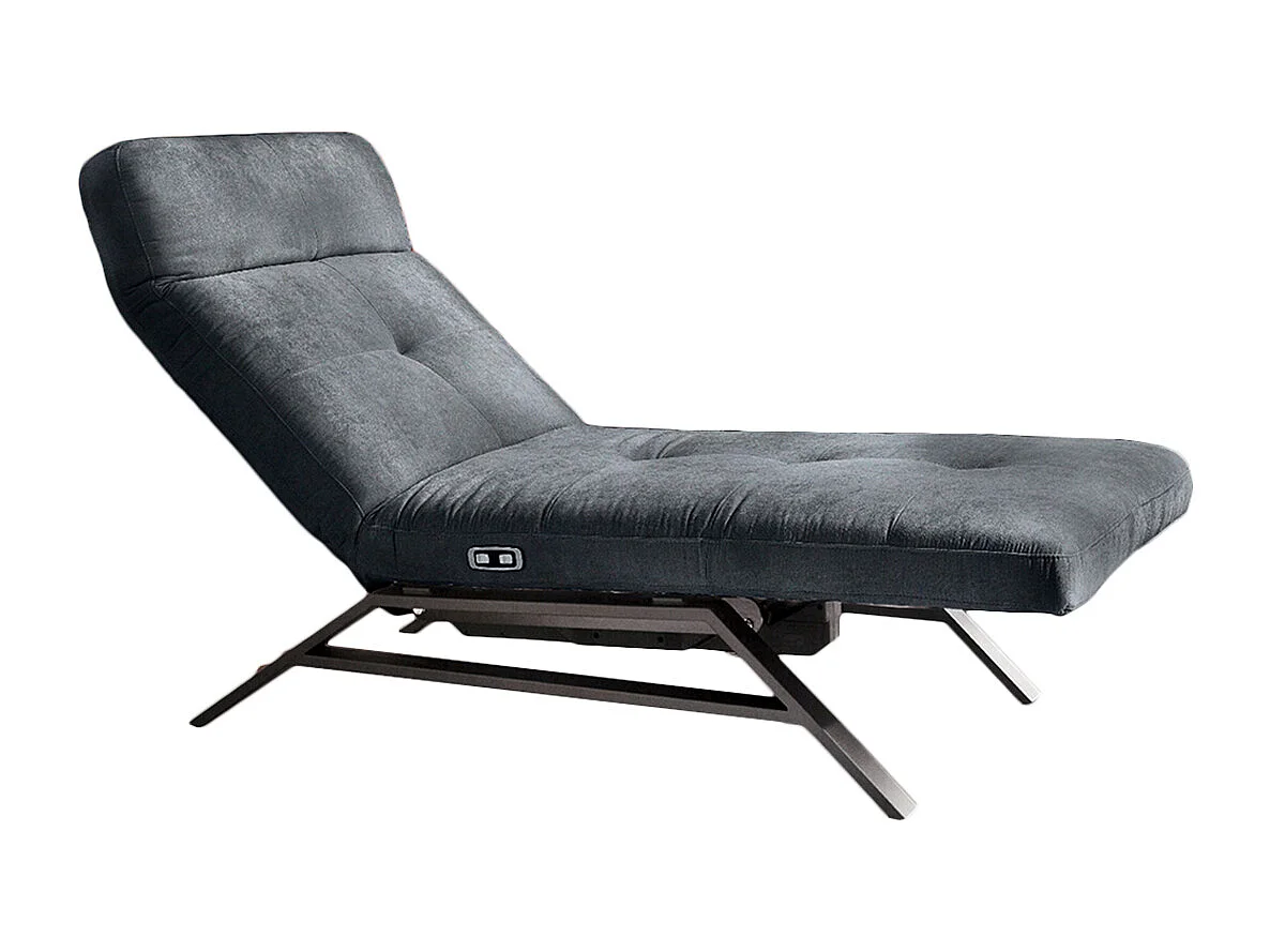 Chaise longue - Nero velluto - AMERIVA