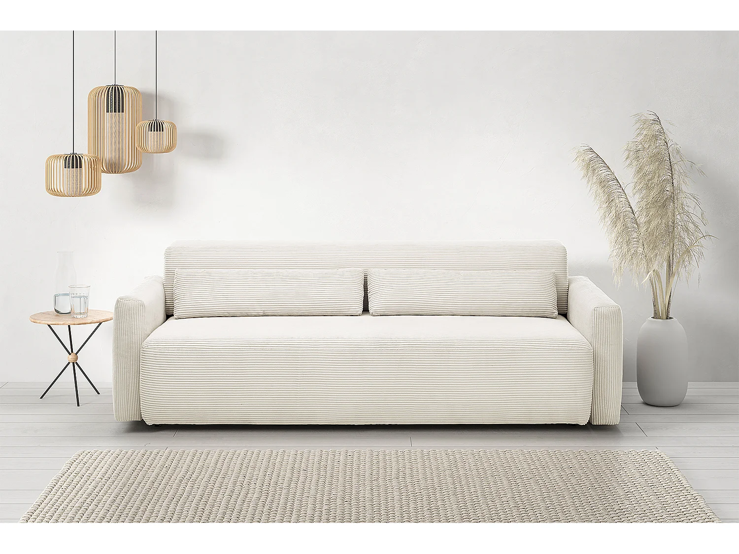 Slaapbank - Wit Koord - NEO