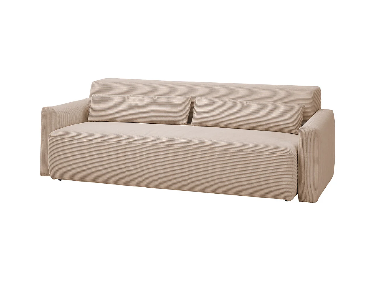 Schlafsofa - Taupe Cord - NEO