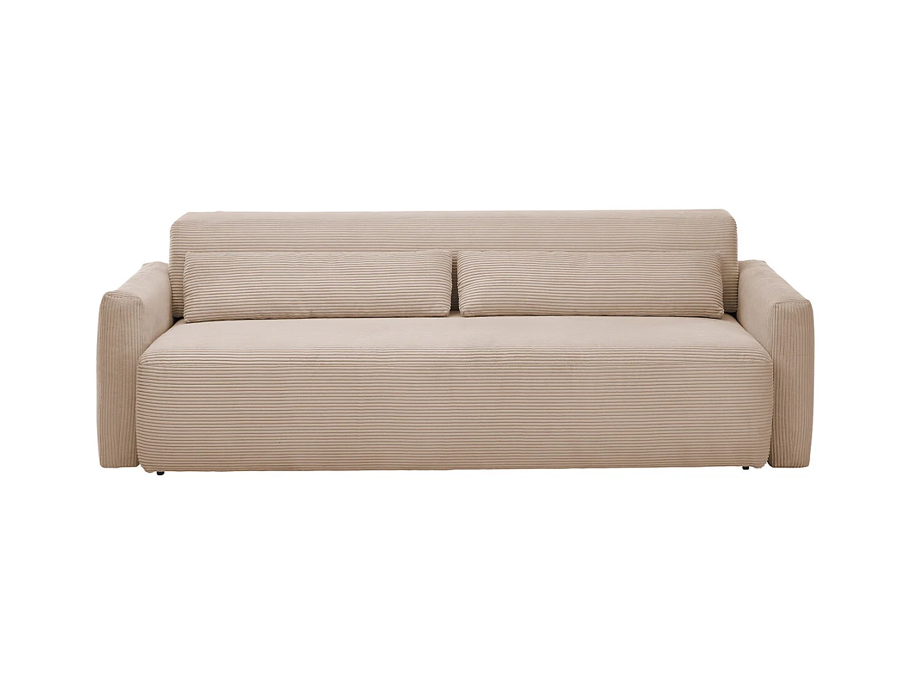 Schlafsofa - Taupe Cord - NEO