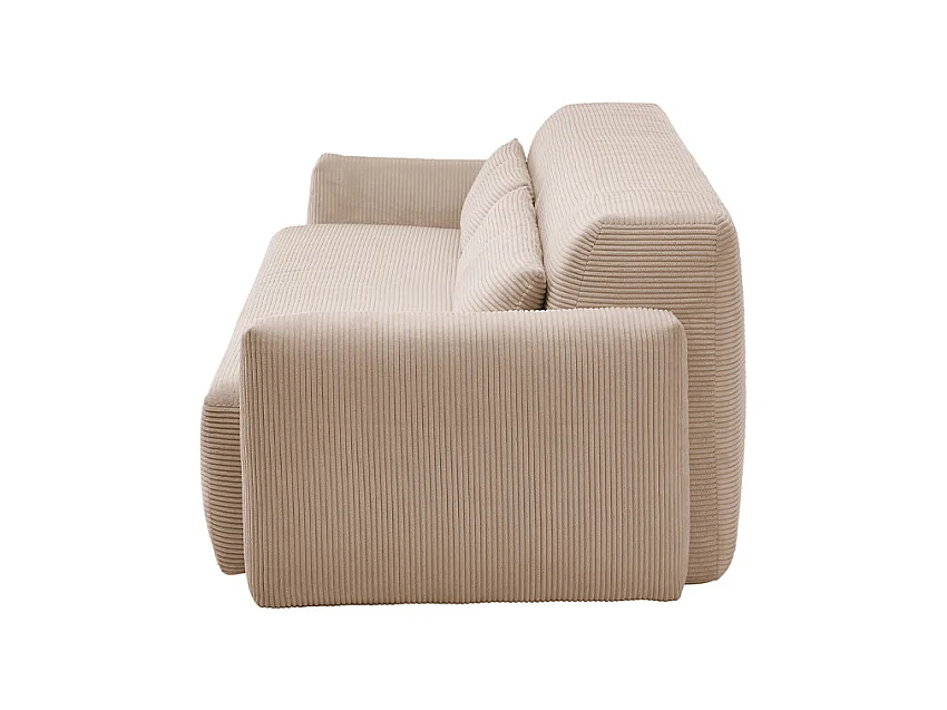 Schlafsofa - Taupe Cord - NEO