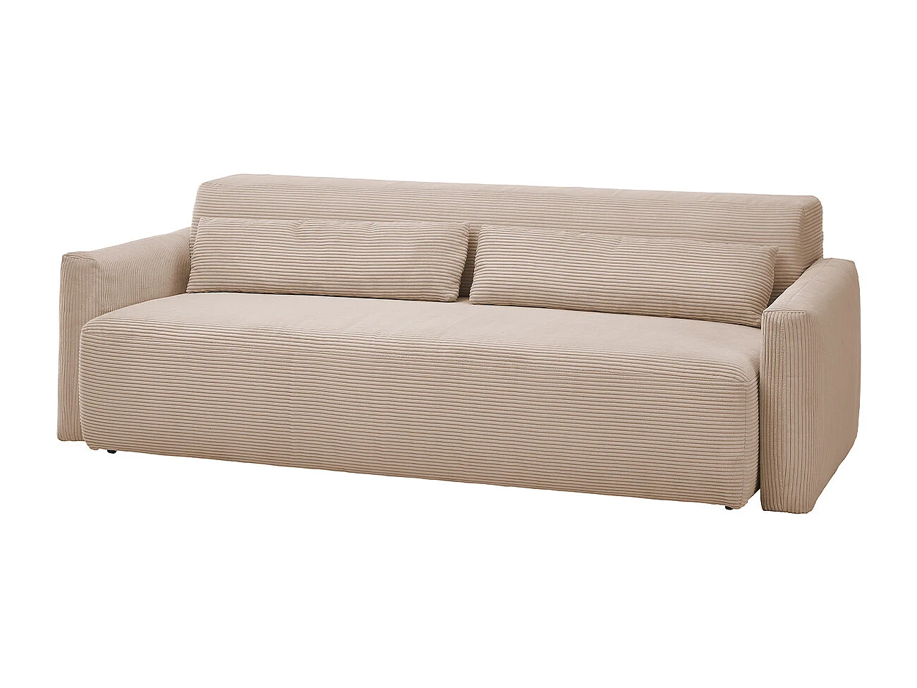 Schlafsofa - Taupe Cord - NEO