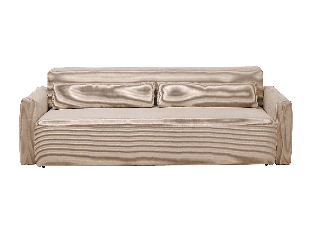 Schlafsofa - Taupe Cord - NEO
