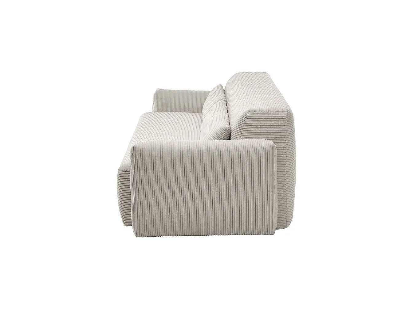 Schlafsofa - Grau Cord - NEO