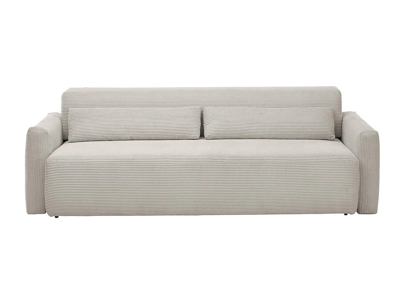 Schlafsofa - Grau Cord - NEO