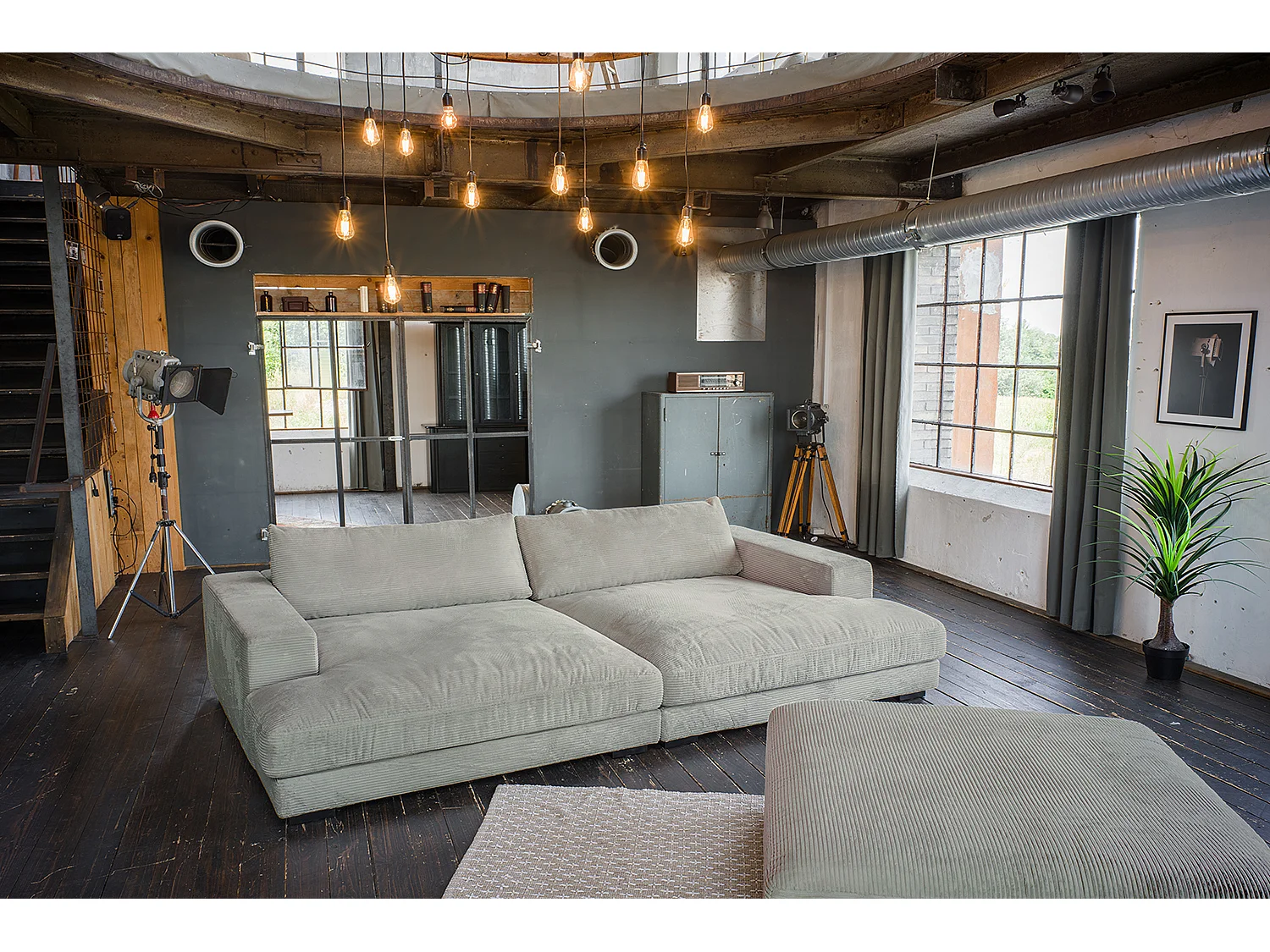 Sofá - gris claro Pana - MADELINE