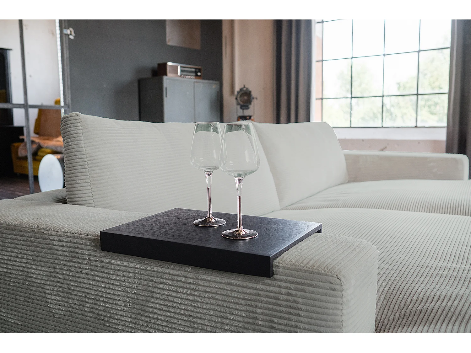 Sofá - gris claro Pana - MADELINE