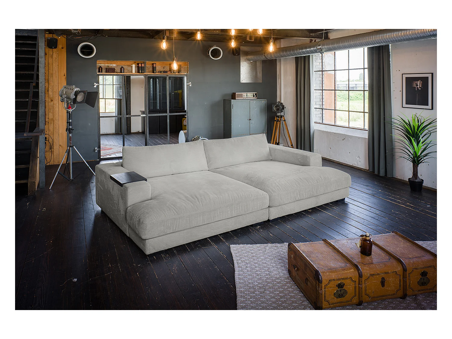 Big - Hellgrau Cord - MADELINE