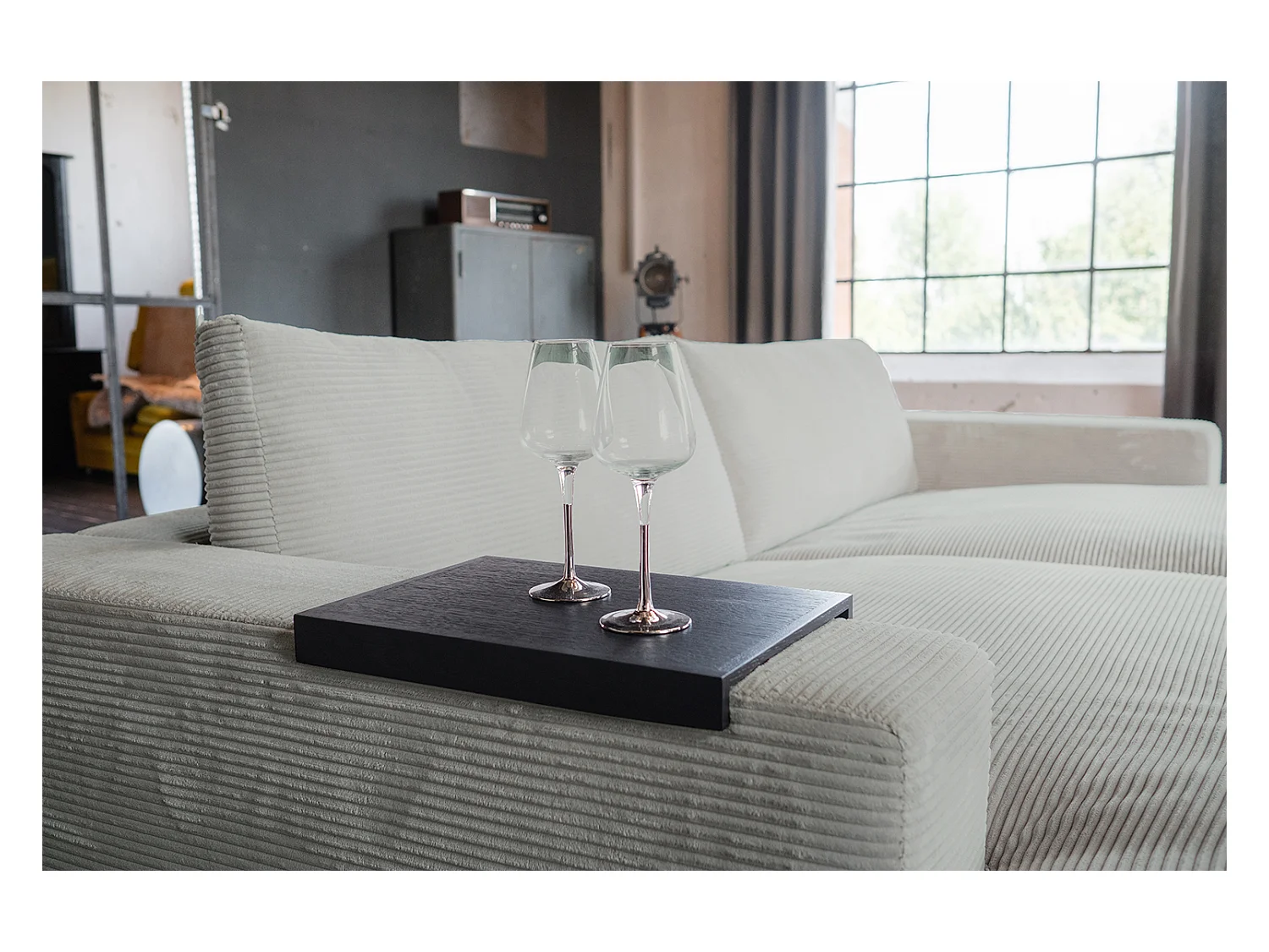 Big - Hellgrau Cord - MADELINE