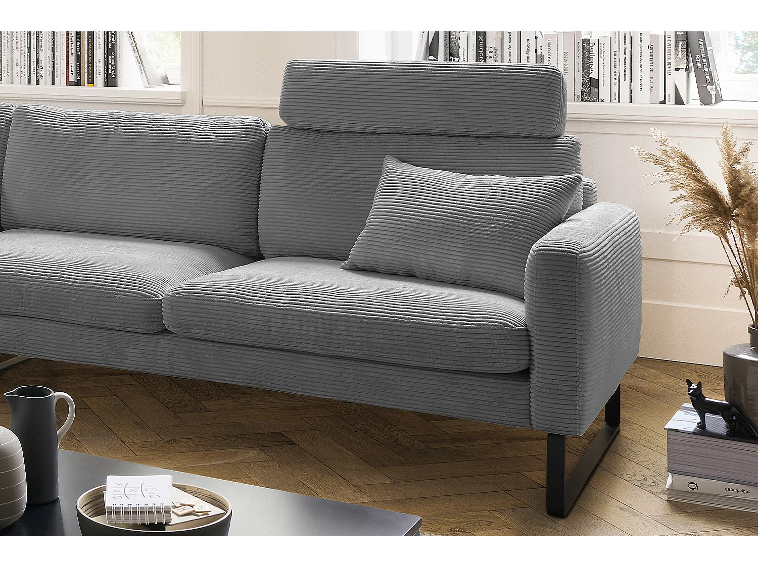 Hoekbank - Grijs Koord - RICARDA