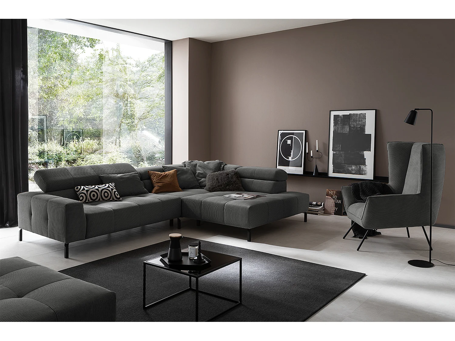 Sofá - antracita Pana - OHIO