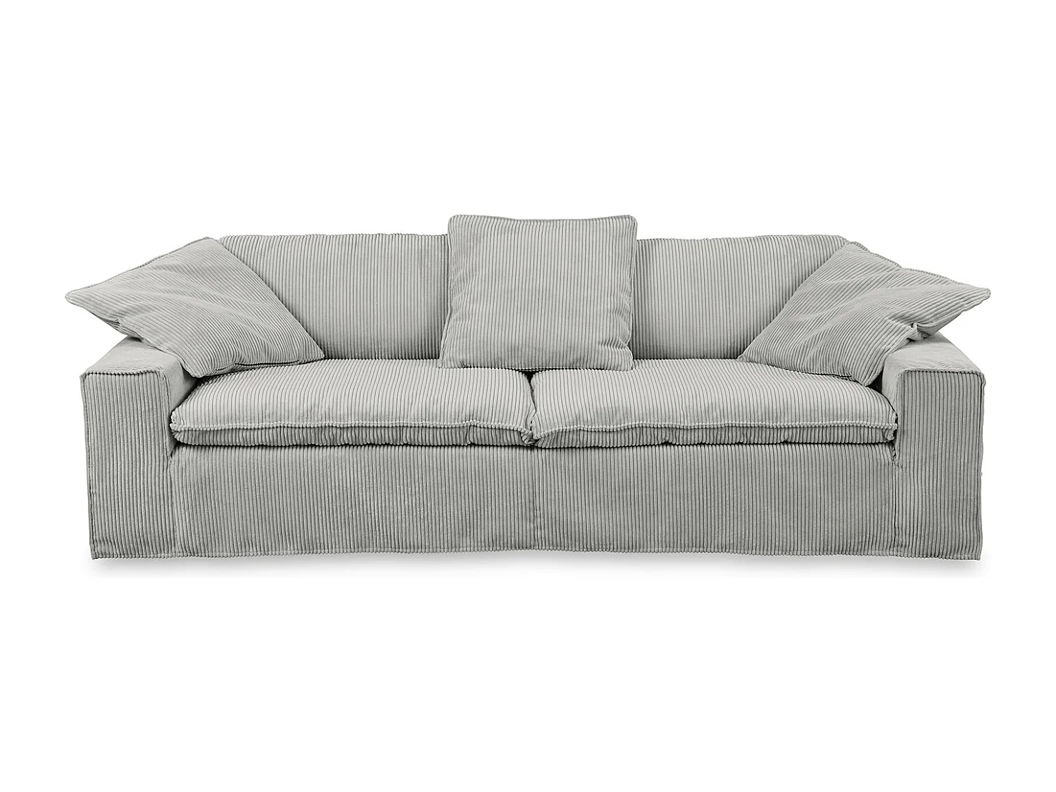 Divano - Grigio Velluto a coste - NETTA