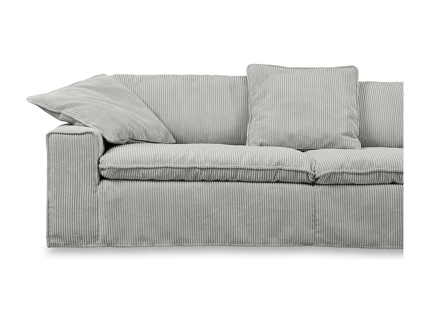 Divano - Grigio Velluto a coste - NETTA