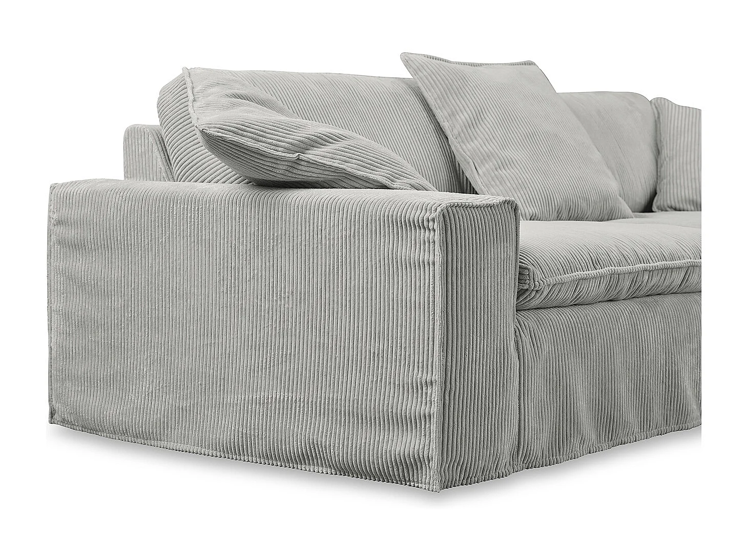 Divano - Grigio Velluto a coste - NETTA