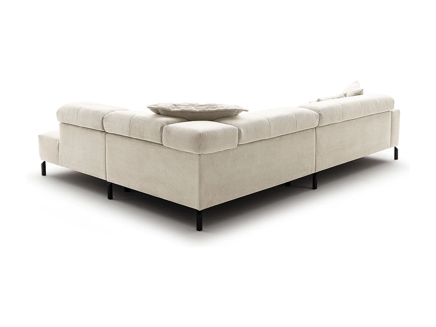 Divano - bianco Velluto a coste - OHIO