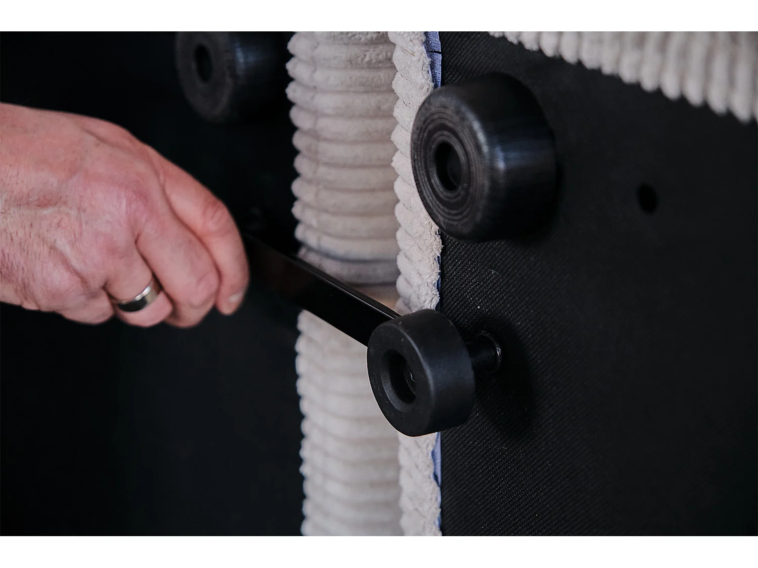 Modulsofa - Hellgrau Cord - WIOLO SOFT