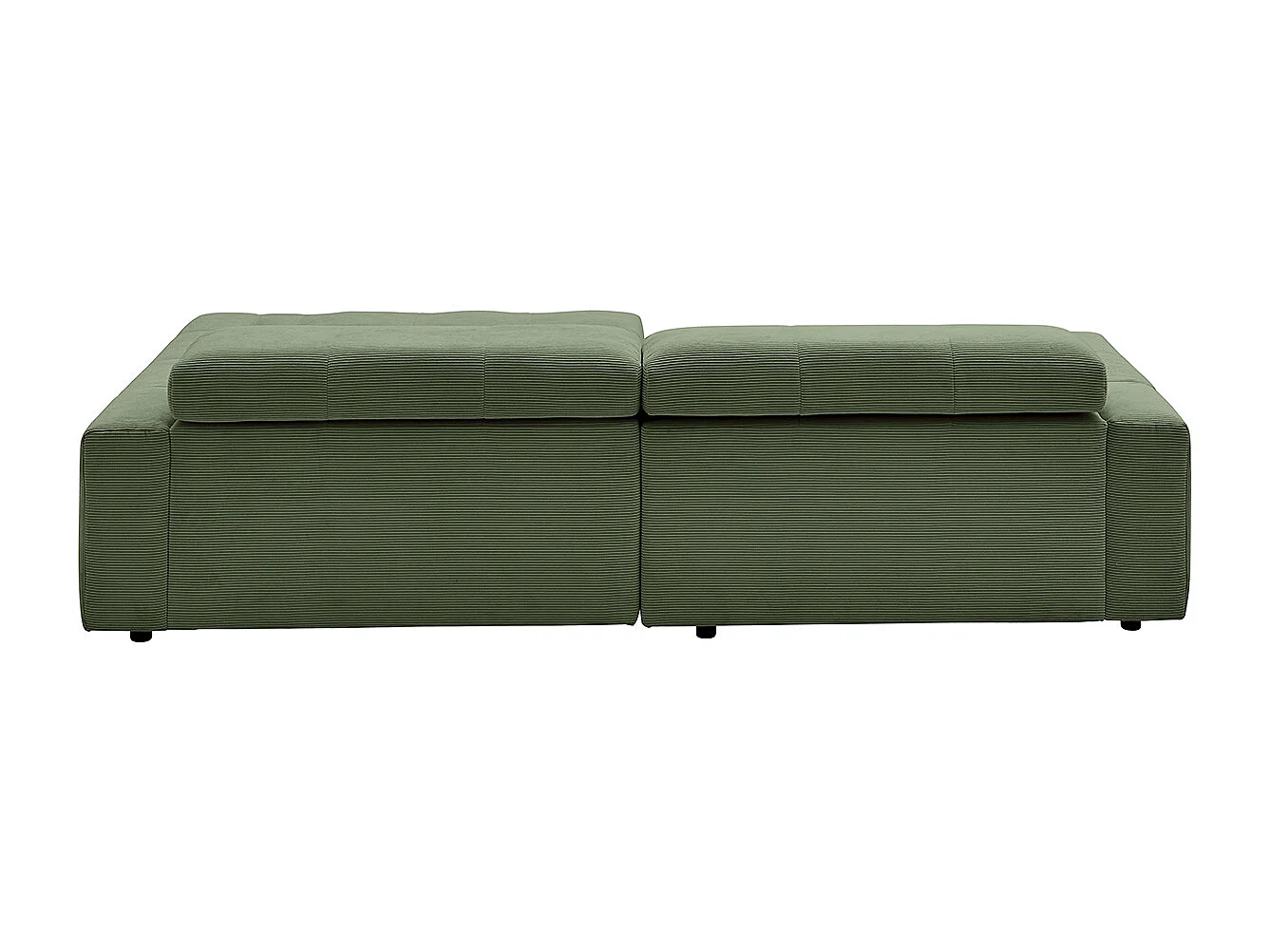 Ecksofa - Grün Cord - RENO