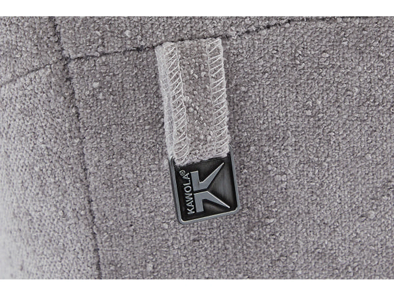 Sofá esquinero - Gris tela tejida - GARBO