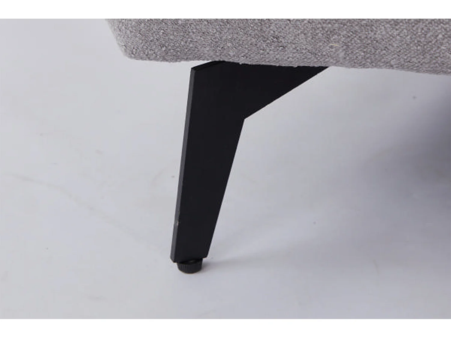 Sofá esquinero - Gris tela tejida - GARBO