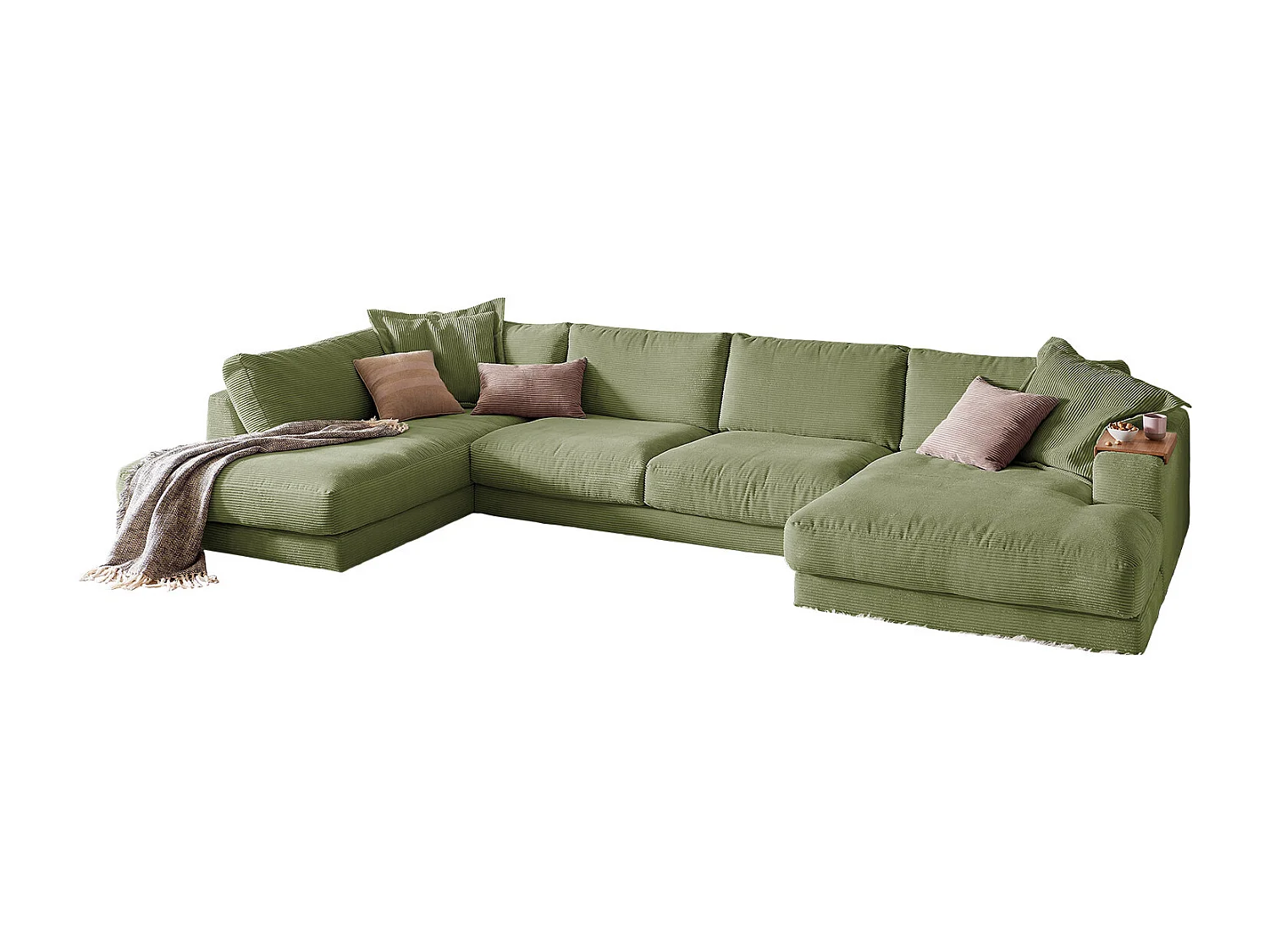 Levend - Donkergroen Koord - MADELINE