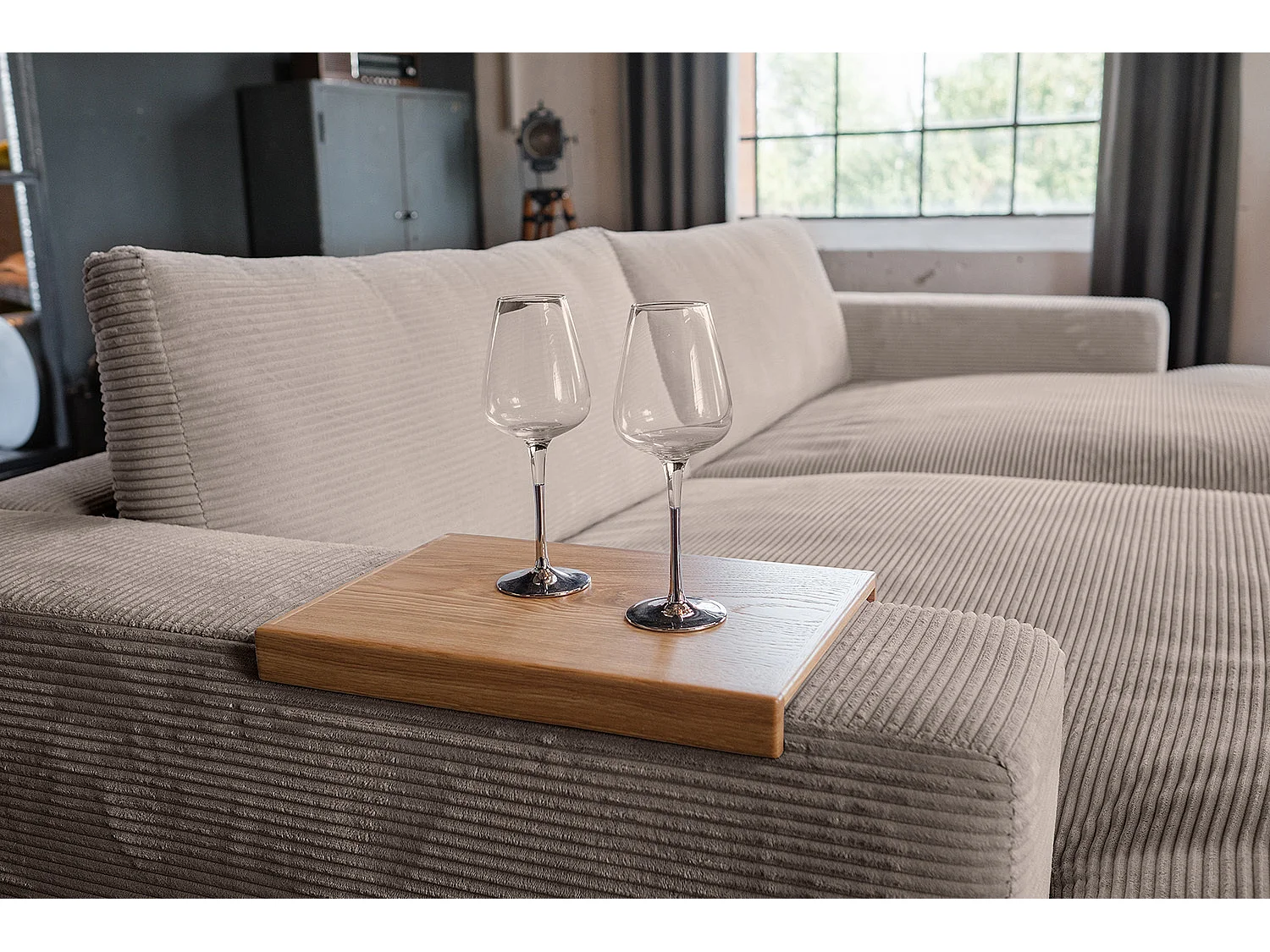 Big - taupe Velours côtelé - MADELINE