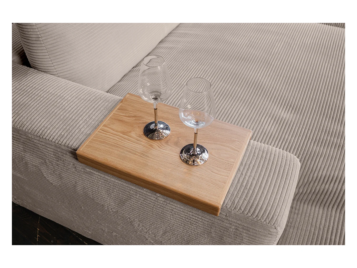 Big - taupe Velours côtelé - MADELINE