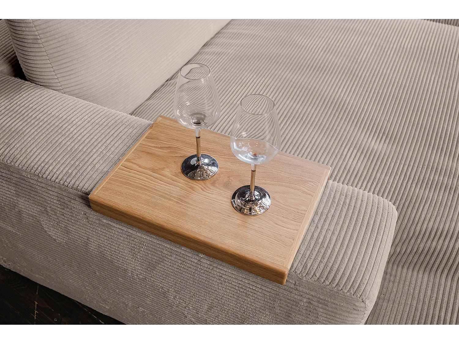 Big - taupe Velours côtelé - MADELINE