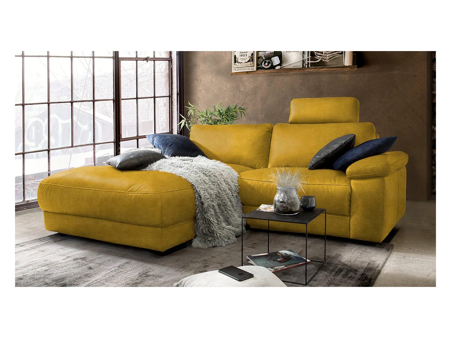 Divano - oro tessuto intrecciato - LOLA