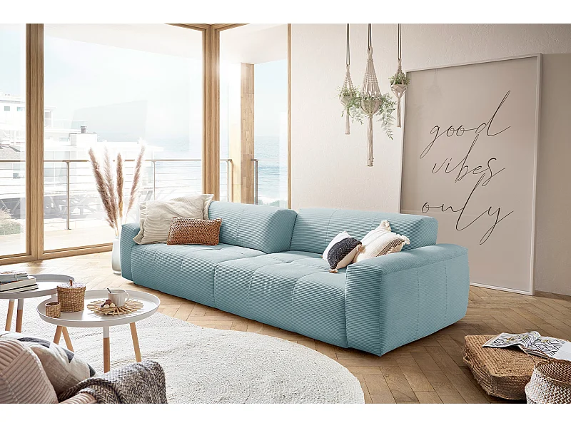 Sofa - Blau Cord - PALACE